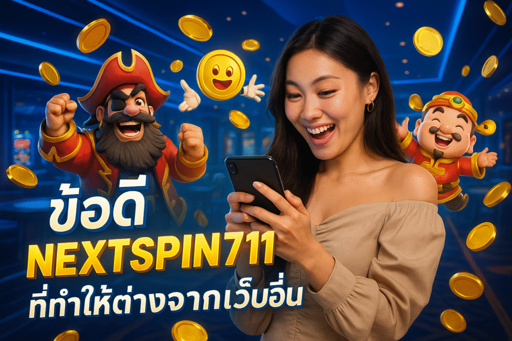ข้อดี NEXTSPIN711 ที่ทำให้ต่างจากเว็บอื่น
