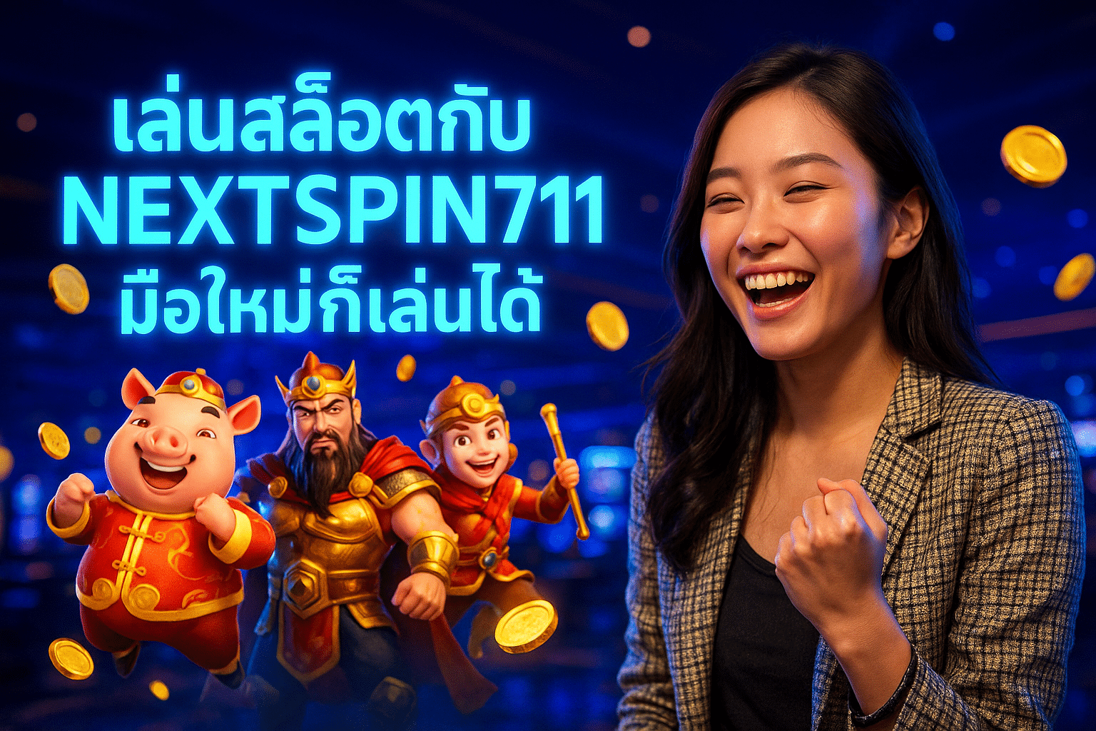 เล่นสล็อตกับ NEXTSPIN711 มือใหม่ก็เล่นได้